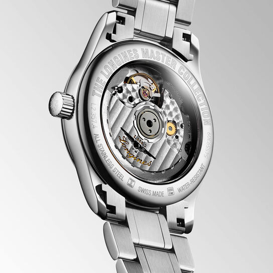 Longines Master Automatic 34mm Stainless Steel L2.357.4.70.6 back 2 image number 4